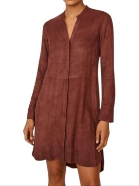 Aritzia WILFRED Bossut Silk Tunic Dress